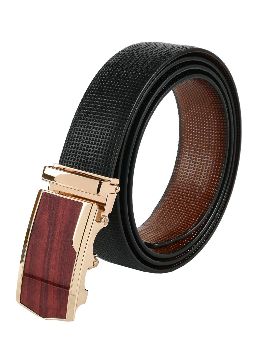 

Winsome Deal Men Black Reversible Synthetic leather Belt (Size 38 Pack of 1 )