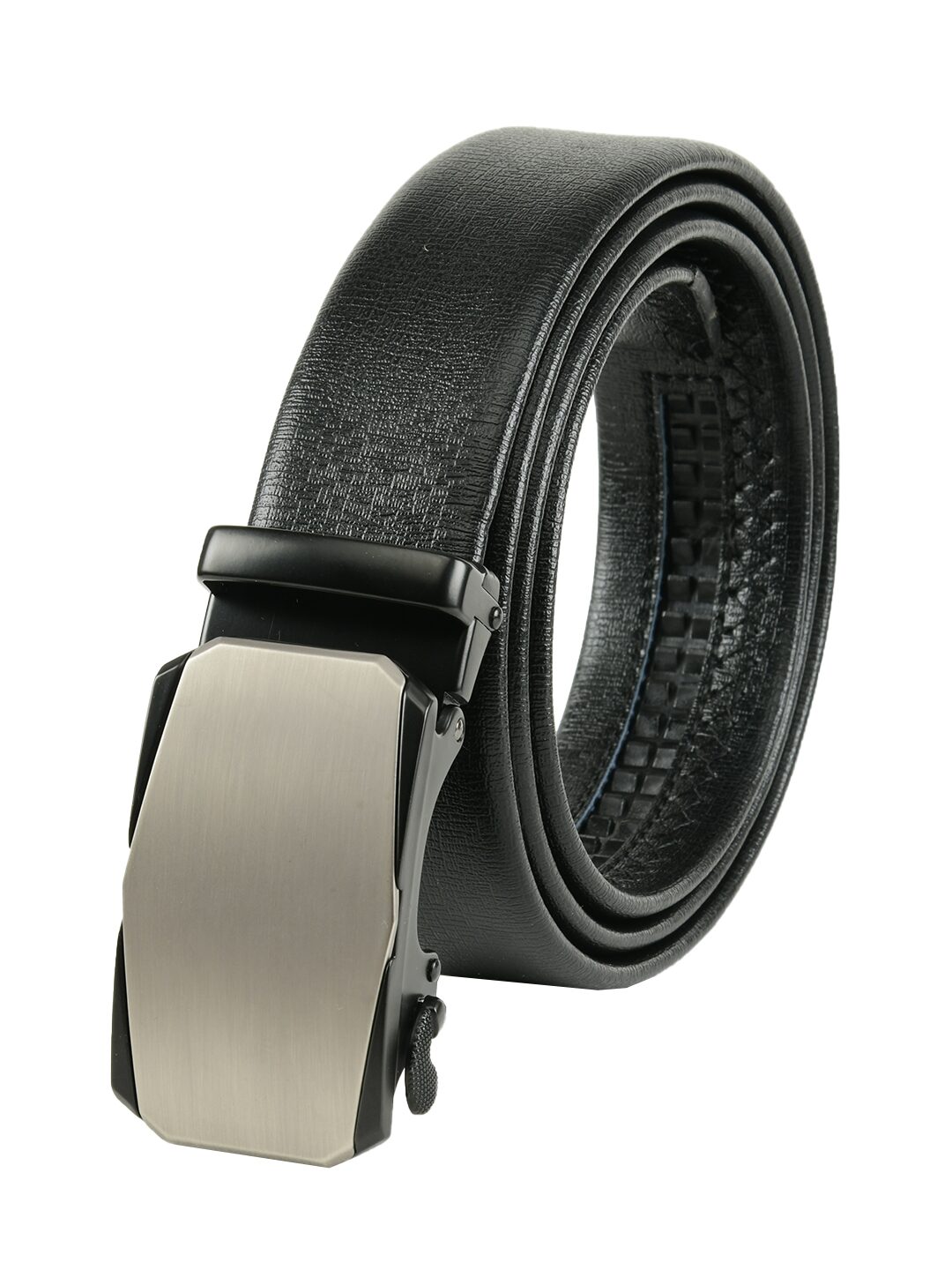 

Winsome Deal Formal Black Premium Quality Artificial Leather belt for Men s with Smooth Auto Lock Buckle