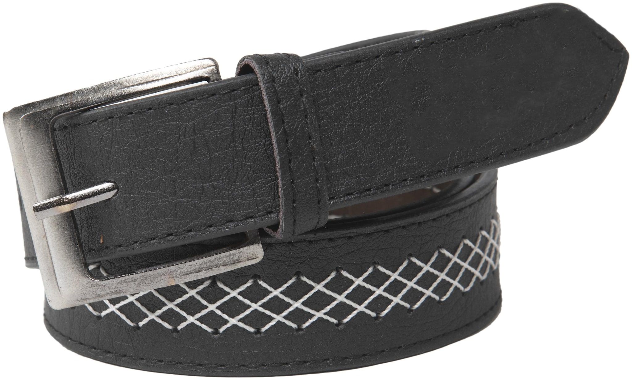 

Winsome Deal Casual Black Faux Leather Belt For Men s
