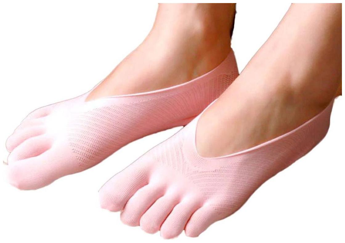 

Women Ankle Five Finger Toe Cotton Invisible Hosiery Boat Socks
