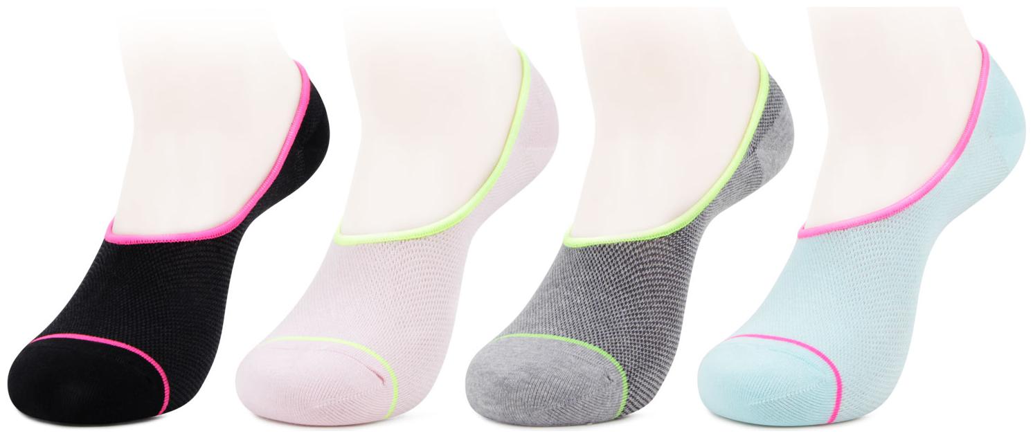 

Women s Multicoloured Cotton Loafer Socks- Pack of 4
