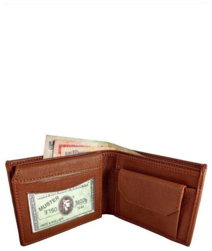 

Westward Men Brown Pu Leather Bi-Fold Wallet ( Pack of 1 )