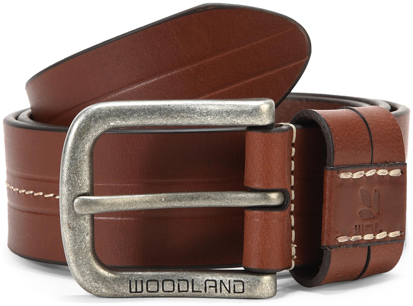 

Woodland Men s Tan Leather Belt