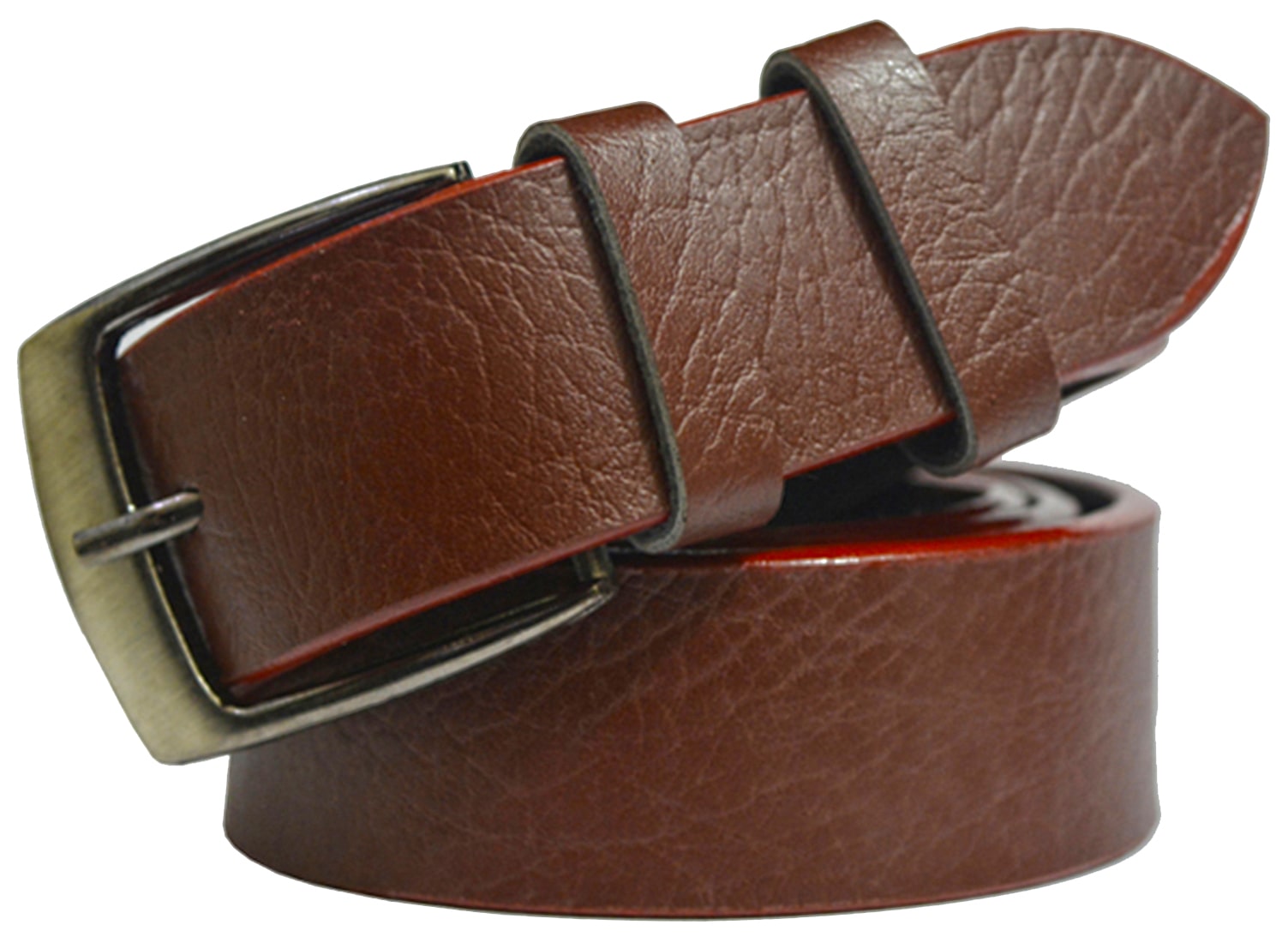 

Ws deal mens brown leatherlite needle pin point buckle belt size form 28 to 40