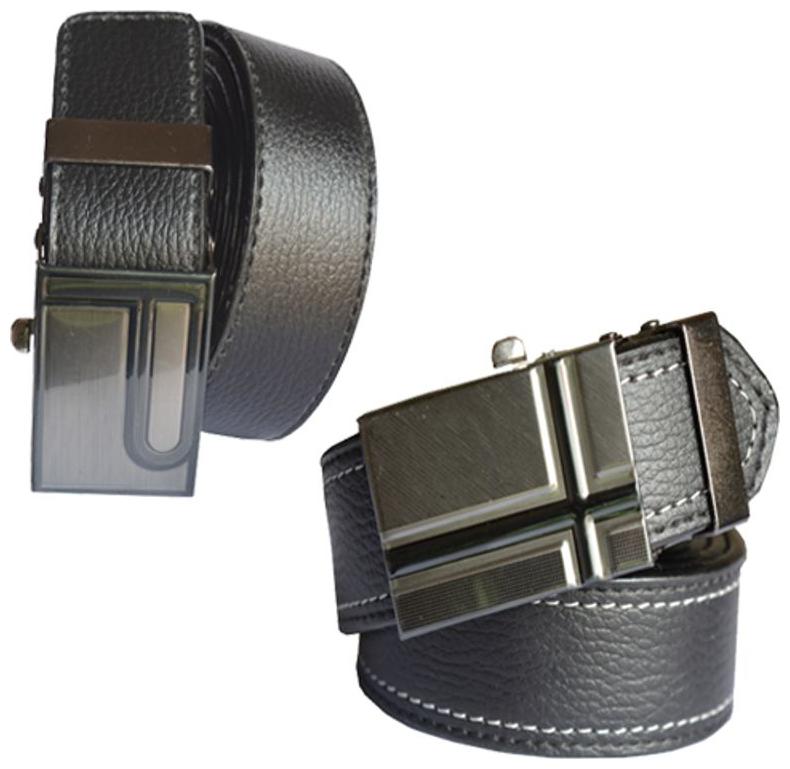 

Ws deal mens black leatherlite auto lock buckle belt (combo) size form 28 to 42