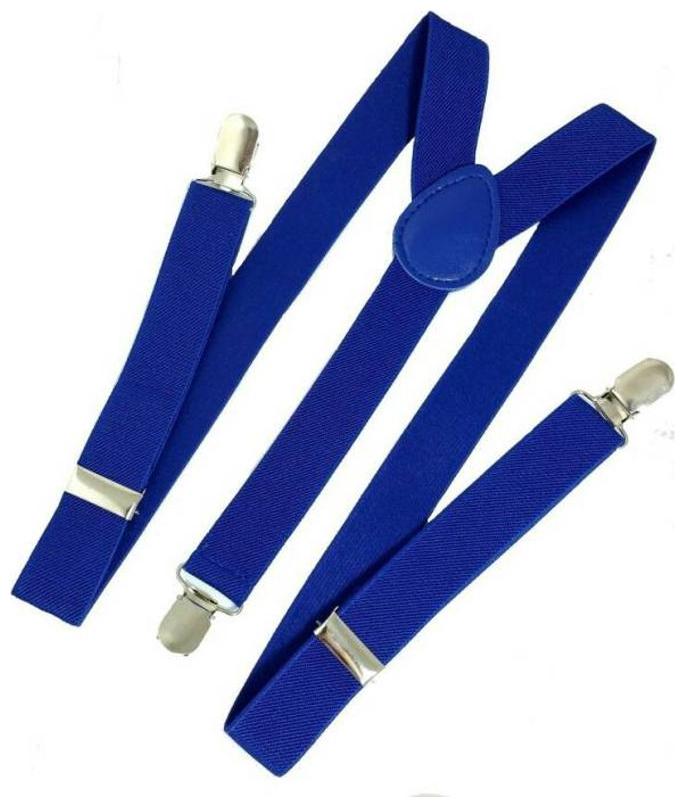 

Y- Back Suspenders for Men (Blue)
