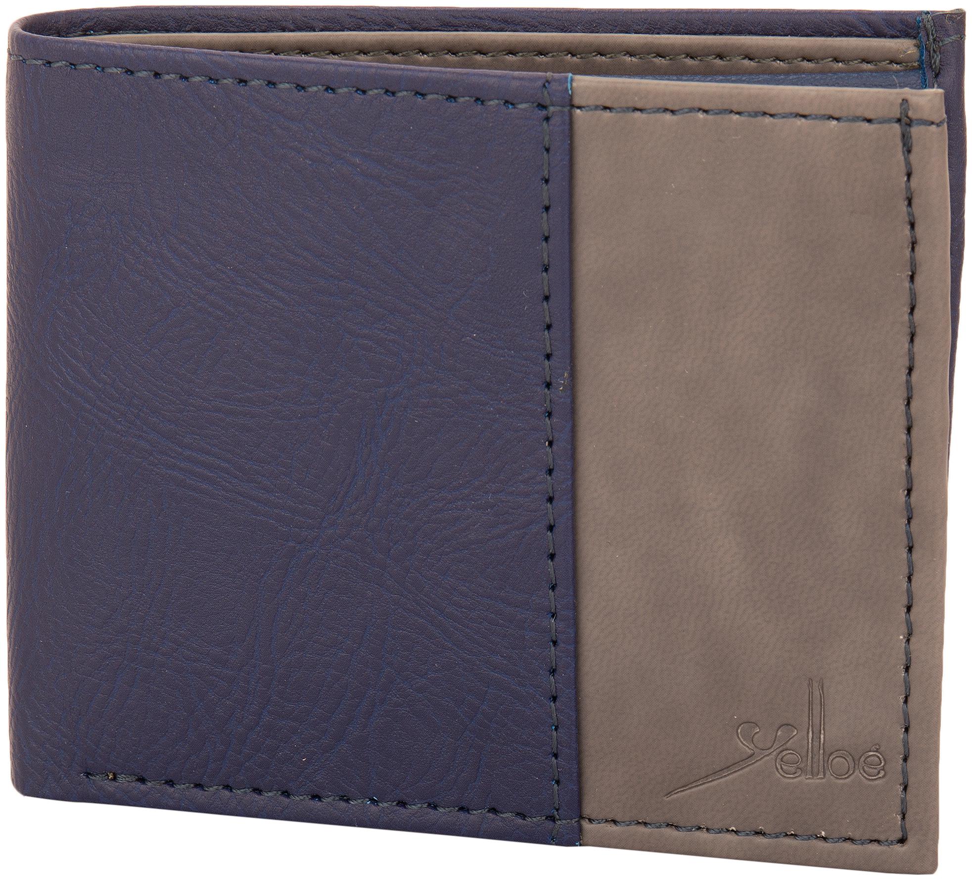 

Yelloe Men Blue Pu Bi-Fold Wallet ( Pack of 1 )