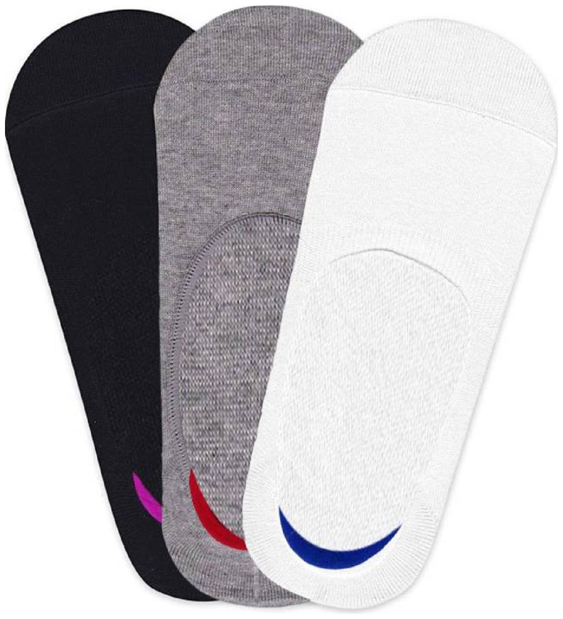 

YJ FASHION Multi Cotton No show socks ( Pack of 3 )
