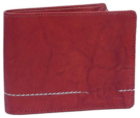 

Yo India Men Red Genuine Leather Wallet (8 Card Slots)