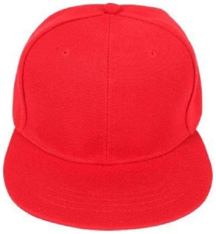 

Zacharias Men Women Solid Hip Hop Cap Red