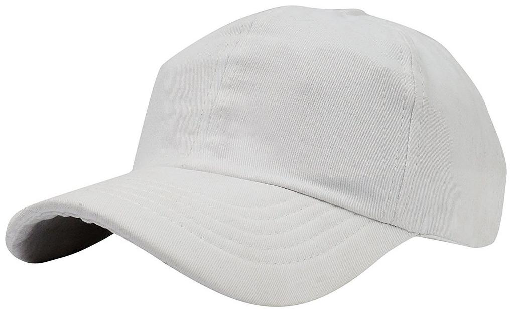

Zacharias Men s Women s Solid White Cotton Cap