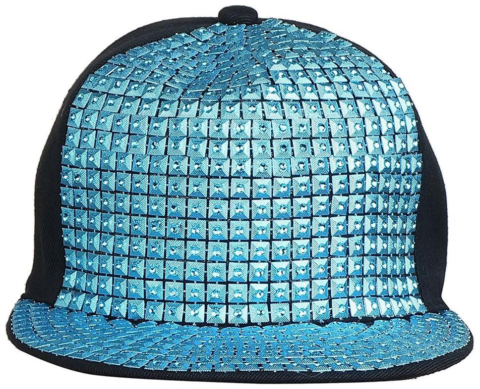 

Zacharias Men Women Chittiyan Kalaiyaan Hip Hop Cap Blue
