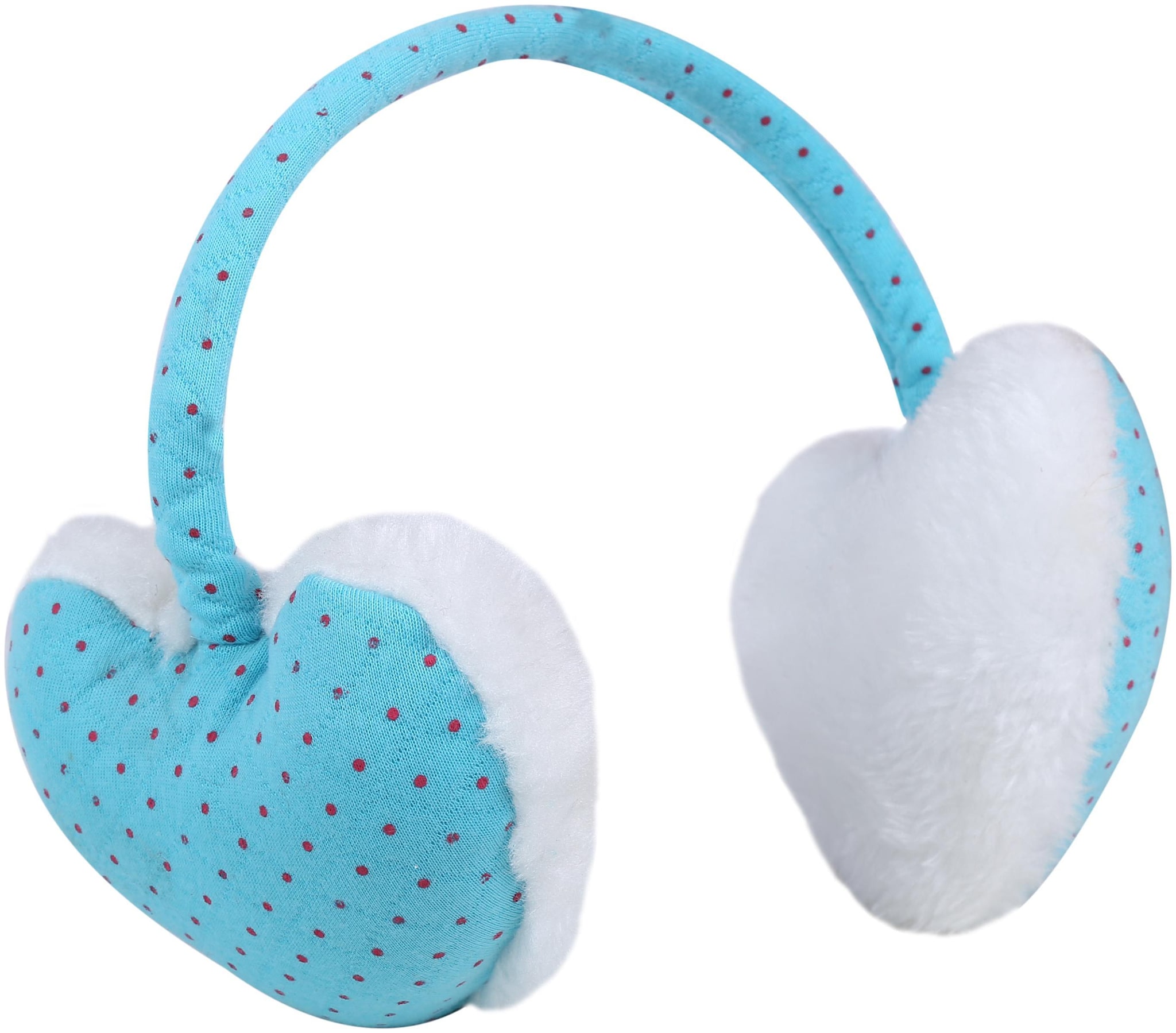 

Zacharias Unisex Polka Dot Printed Earmuff Blue