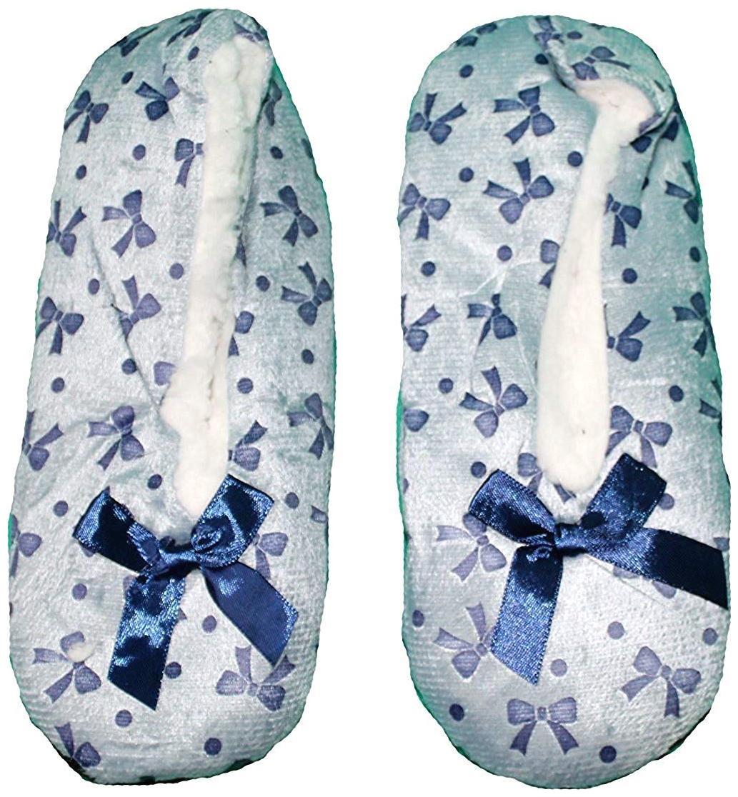 

Zacharias Women s Winter Bedroom Slipper Bellies Socks Blue