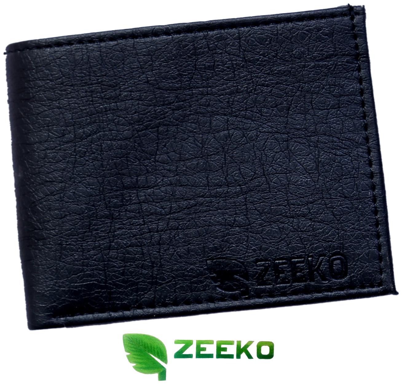 

ZEEKO Men Black Leather Bi-Fold Wallet ( Pack of 1 )