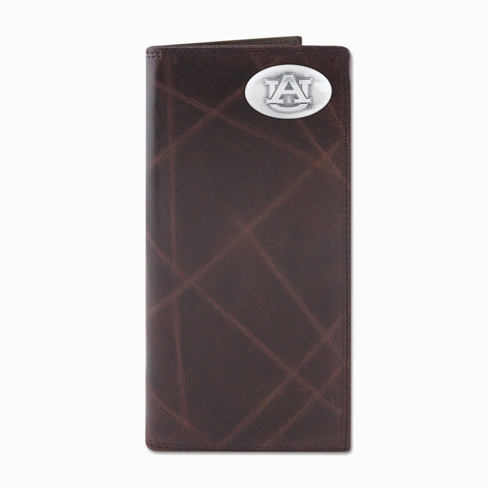 

ZEP-PRO University of Auburn Leather Long Roper CAMO Wallet Checkbook w gift box