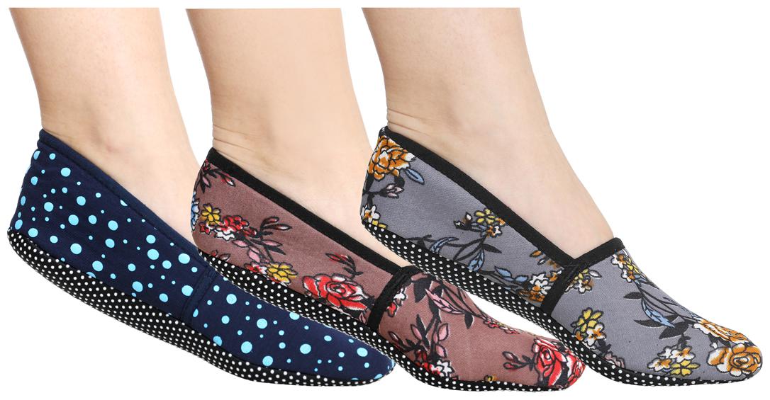 

Ziya Combo of Unisex Cotton Lycra Printed Slipper Socks