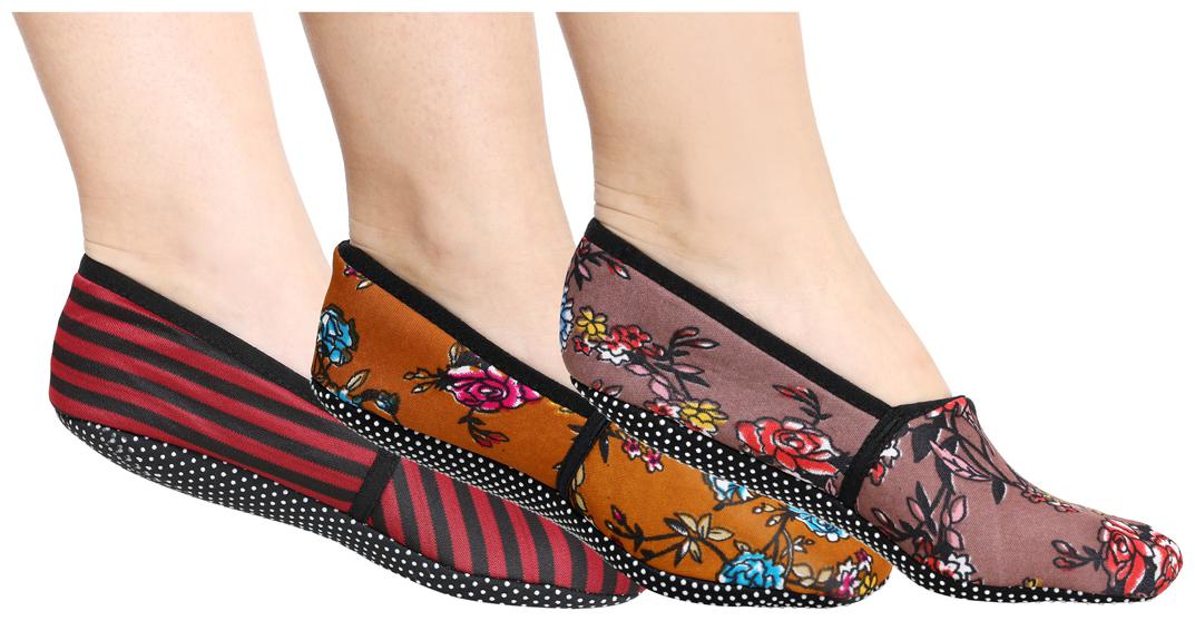 

Ziya Combo of Unisex Cotton Lycra Printed Slipper Socks