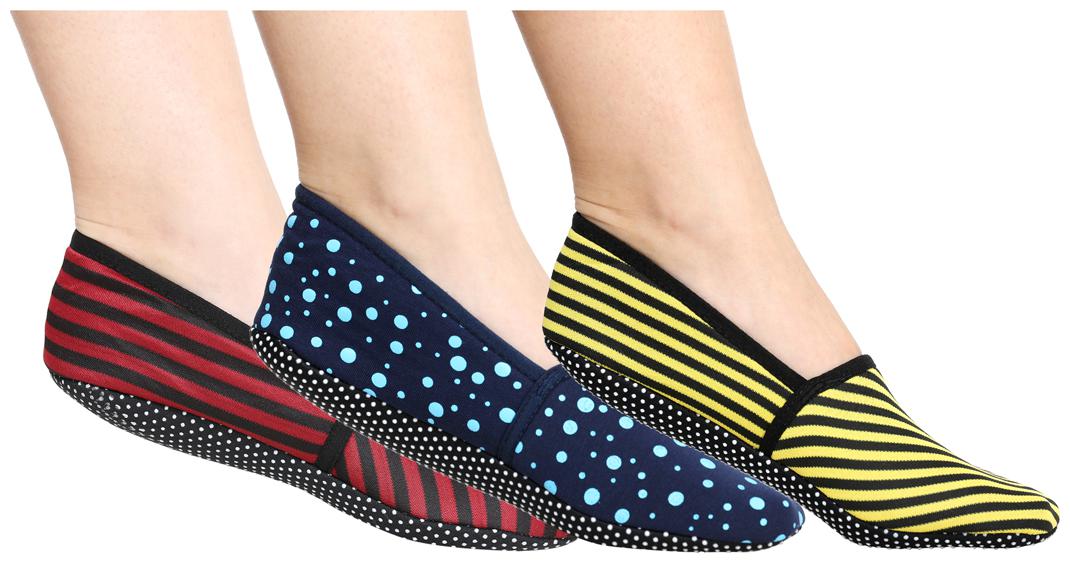 

Ziya Combo of Unisex Cotton Lycra Printed Slipper Socks