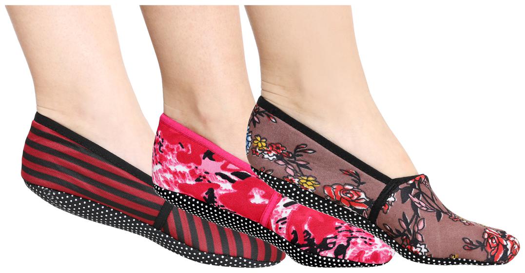 

Ziya Combo of Unisex Cotton Lycra Printed Slipper Socks