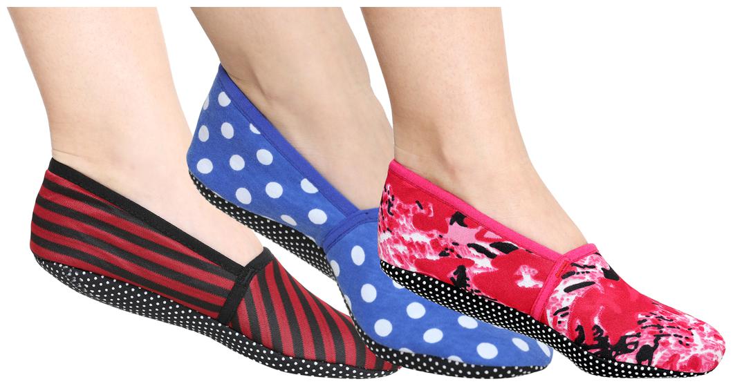 

Ziya Combo of Unisex Cotton Lycra Printed Slipper Socks