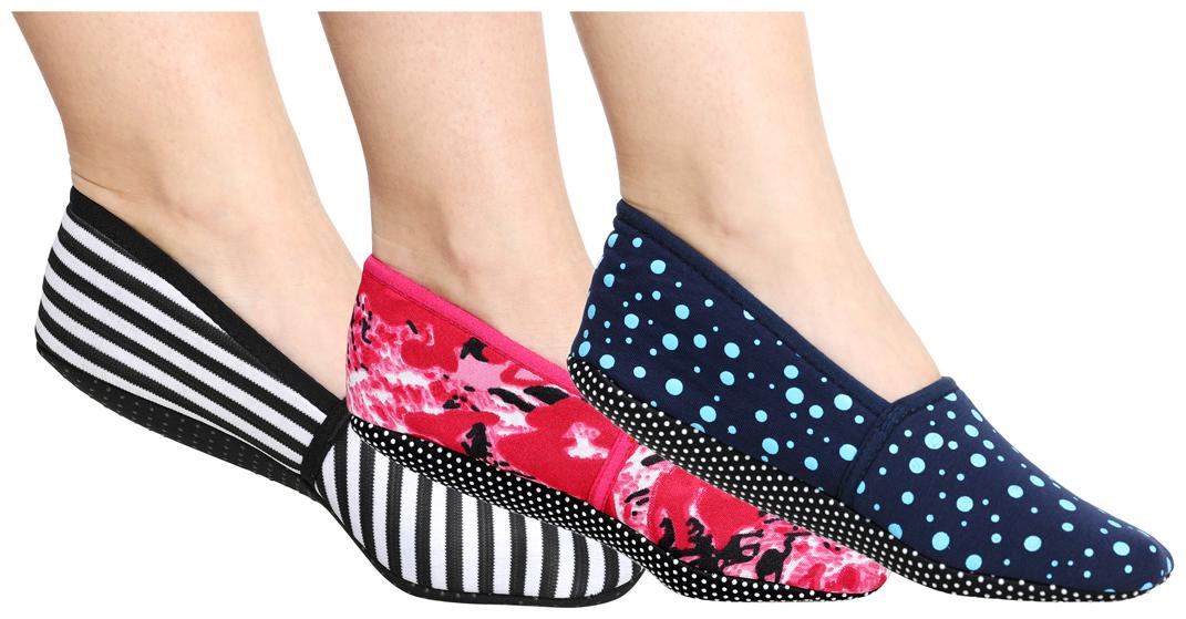 

Ziya Combo of Unisex Cotton Lycra Printed Slipper Socks