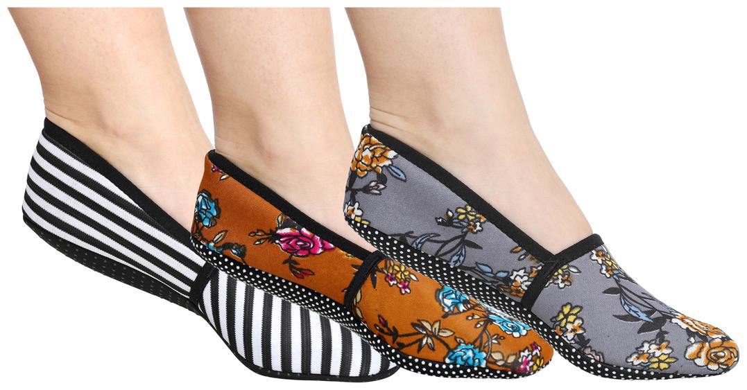 

Ziya Combo of Unisex Cotton Lycra Printed Slipper Socks