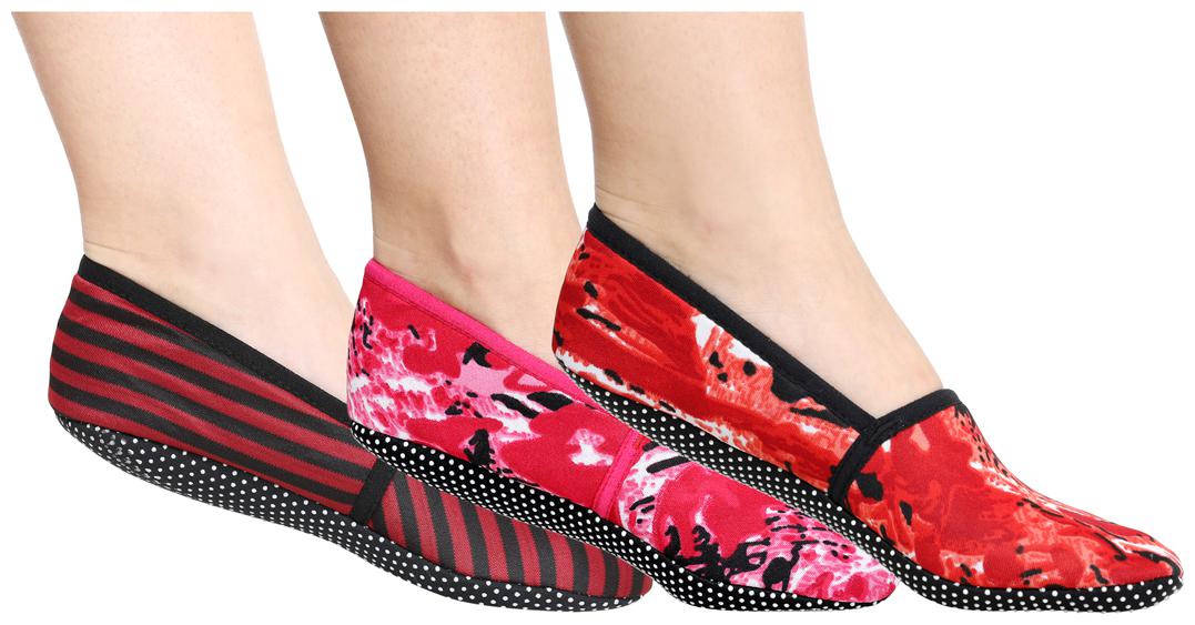 

Ziya Combo of Unisex Cotton Lycra Printed Slipper Socks