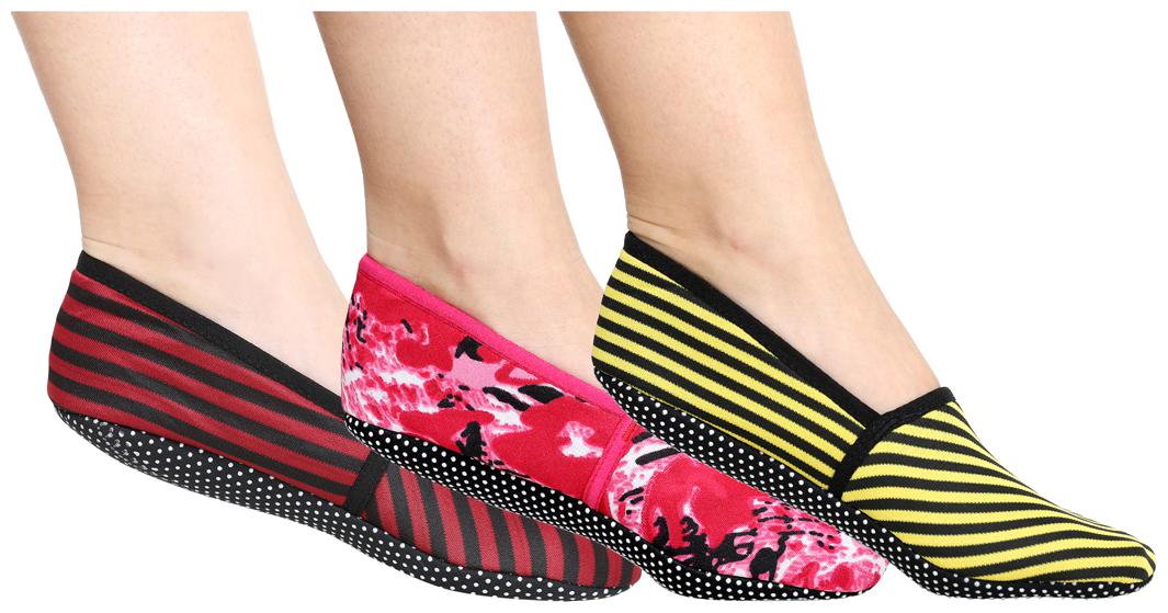 

Ziya Combo of Unisex Cotton Lycra Printed Slipper Socks