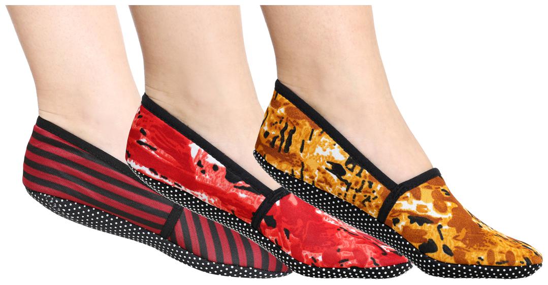 

Ziya Combo of Unisex Cotton Lycra Printed Slipper Socks