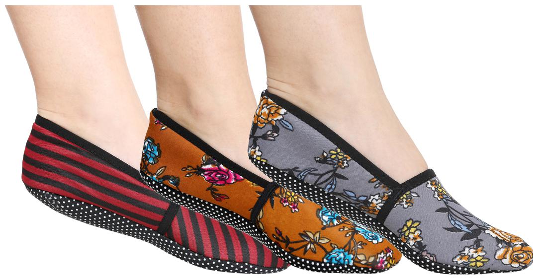 

Ziya Combo of Unisex Cotton Lycra Printed Slipper Socks