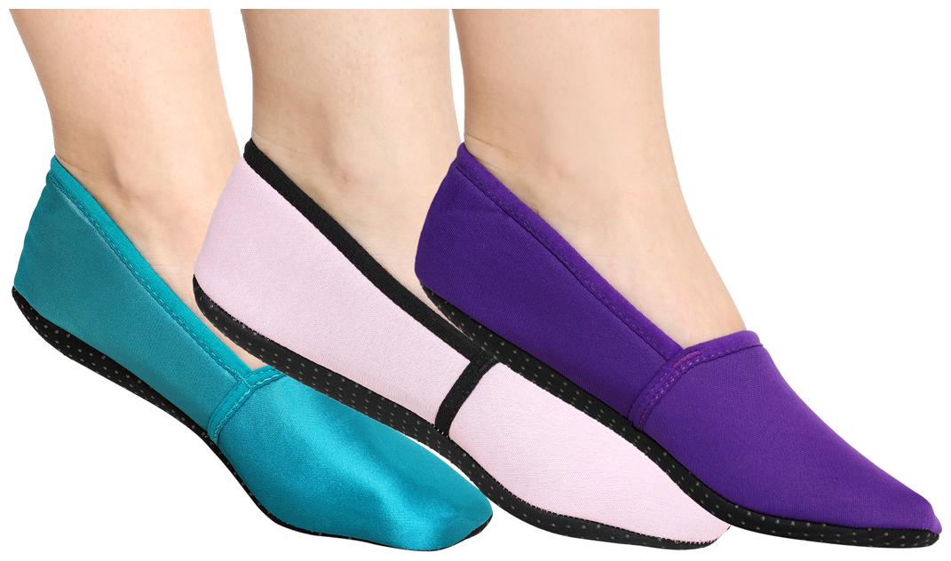 

Ziya Combo of Unisex Cotton Lycra Slipper Socks