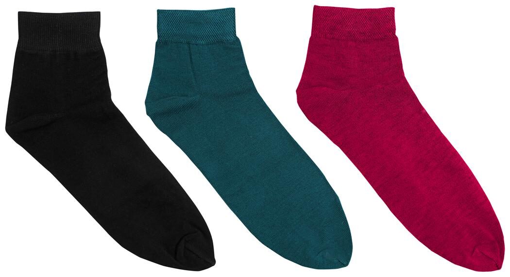 

Ziya Cotton Spandex Socks With Separated Toe Pack Of Three Pairs
