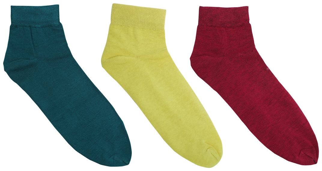 

Ziya Cotton Spandex Socks With Separated Toe Pack Of Three Pairs