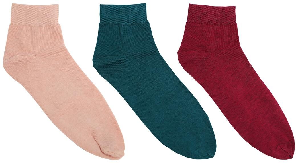 

Ziya Cotton Spandex Socks With Separated Toe Pack Of Three Pairs