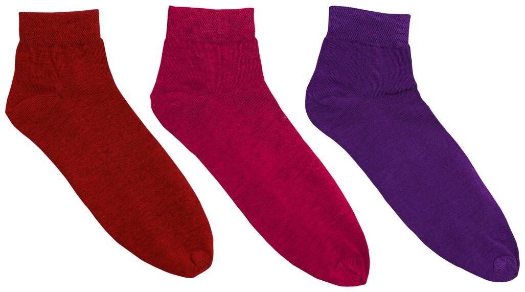 

Ziya Cotton Spandex Socks With Separated Toe Pack Of Three Pairs