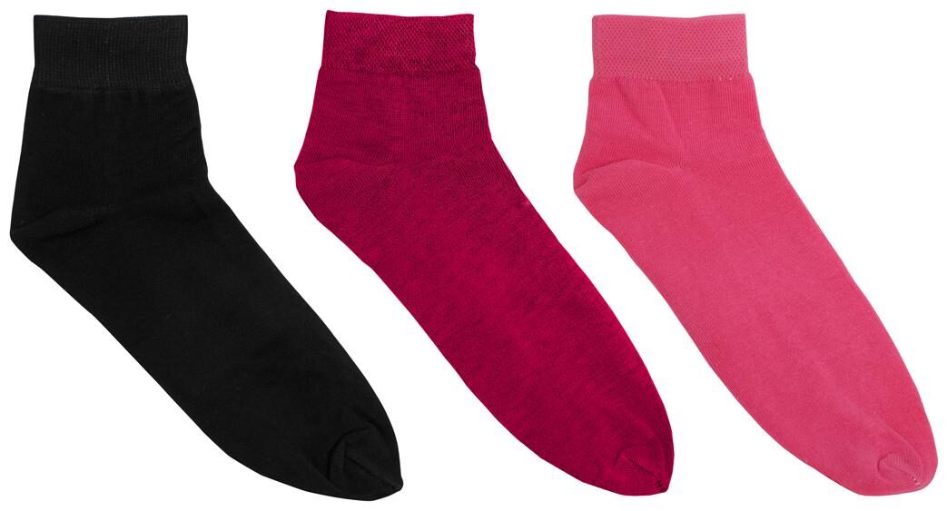 

Ziya Cotton Spandex Socks With Separated Toe Pack Of Three Pairs
