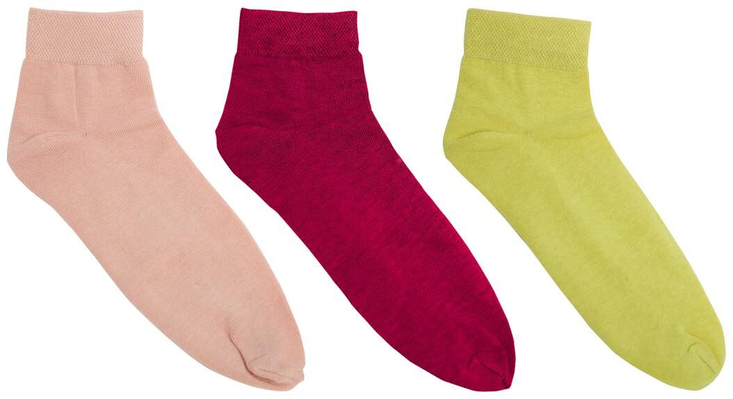 

Ziya Cotton Spandex Socks With Separated Toe Pack Of Three Pairs