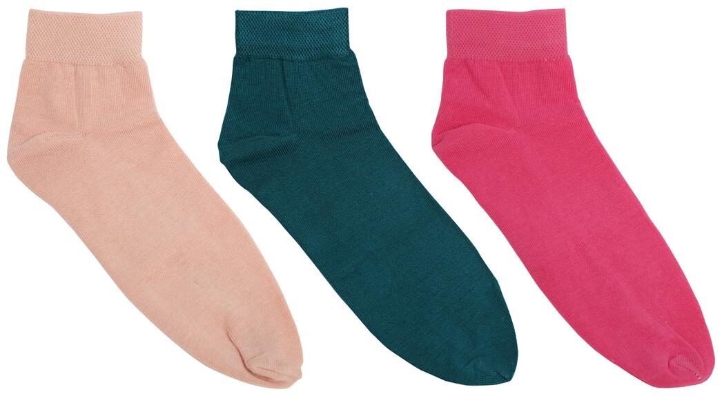 

Ziya Cotton Spandex Socks With Separated Toe Pack Of Three Pairs