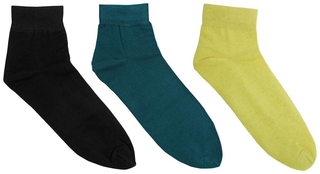 

Ziya Cotton Spandex Socks With Separated Toe Pack Of Three Pairs