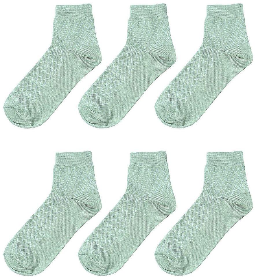 

Ziya Stylish Gents Pista Green Cotton Socks Pack of 6