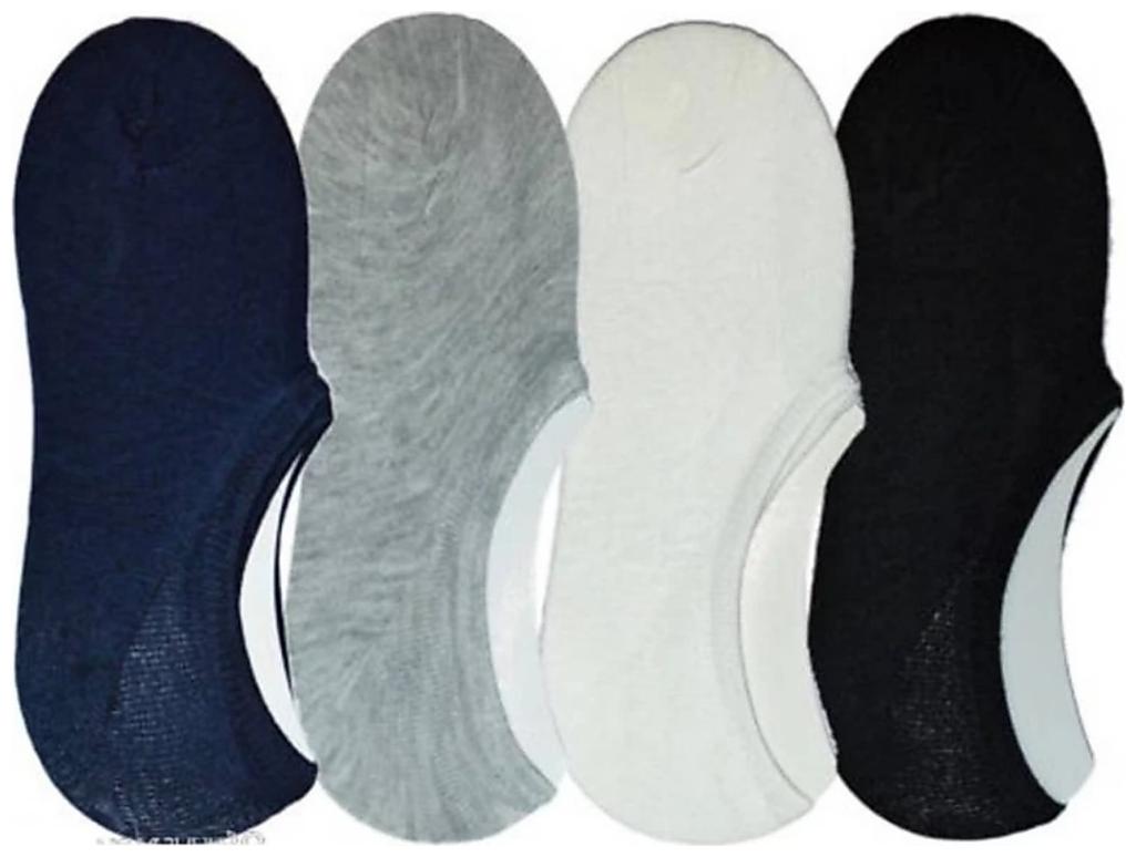 

ZUKUNFT FASHION Multi Cotton No show socks ( 4 pairs )