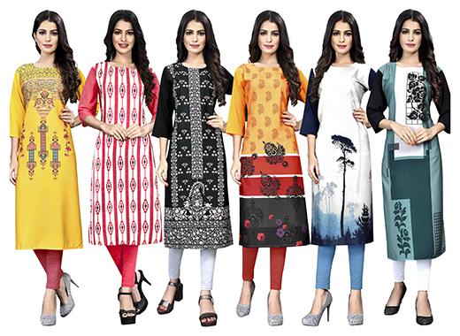 

1 Stop Fashion Women Multi Printed Straight Kurta