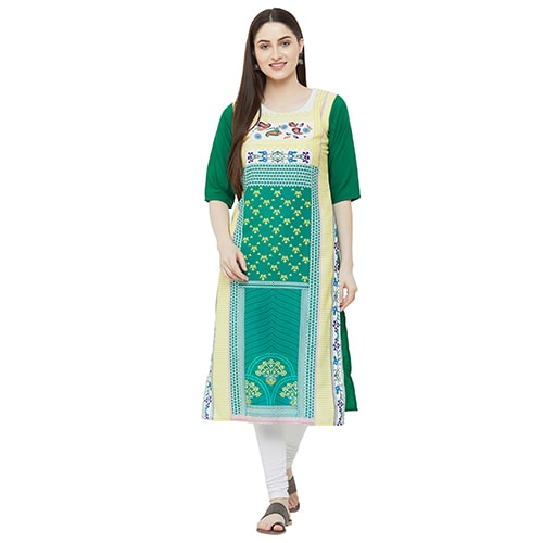 

1 Stop Fashion Women Multi Printed Straight Kurta
