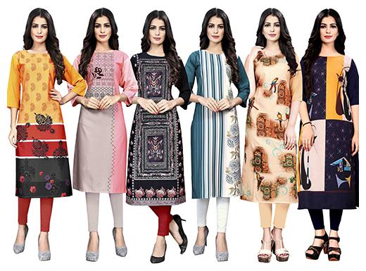 

1 Stop Fashion Women Multi Printed Straight Kurta