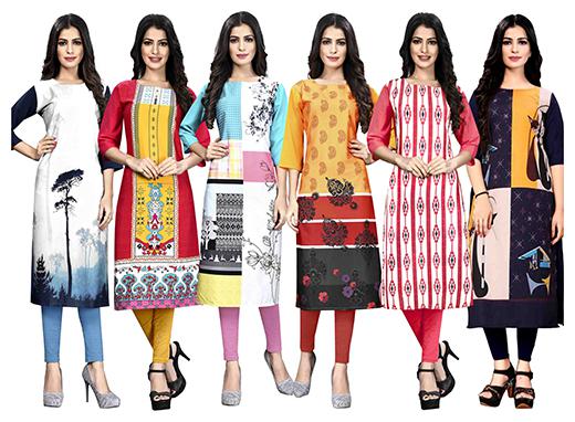 

1 Stop Fashion Women Multi Printed Straight Kurta