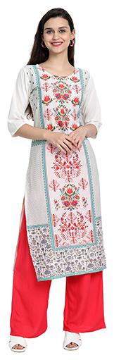 

1 Stop Fashion Women Multi Floral Regular Kurta