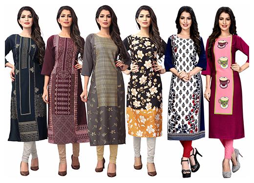 

1 Stop Fashion Women Multi Printed Straight Kurta