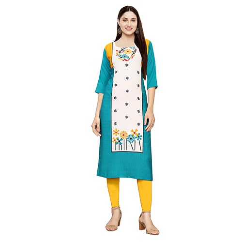 

1 Stop Fashion Women Multi Printed Straight Kurta