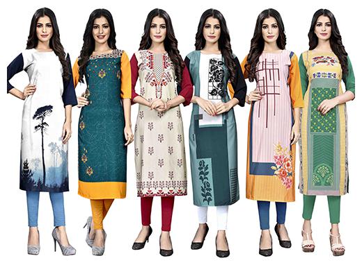 

1 Stop Fashion Women Multi Printed Straight Kurta